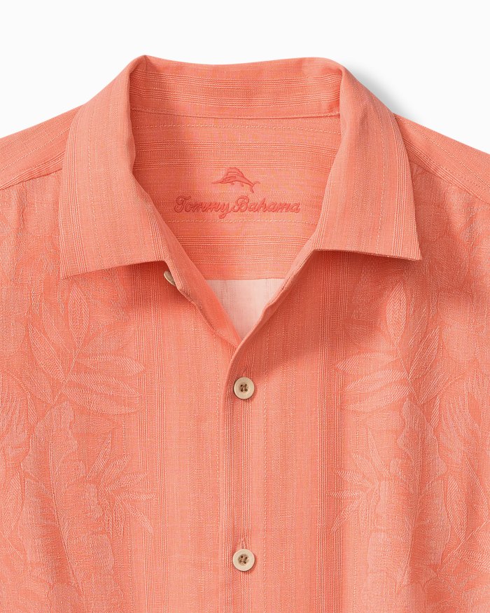 Maui Border Silk Camp Shirt