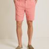 Isla Sands Stripe Stretch-Linen 9-Inch Shorts