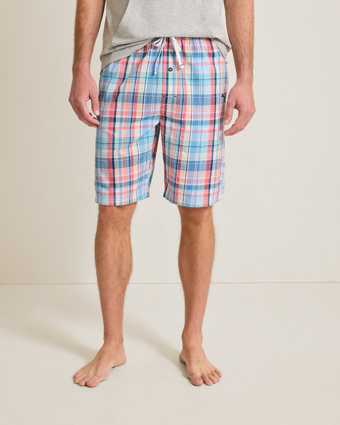 Big & Tall Seersucker Pajama Shorts