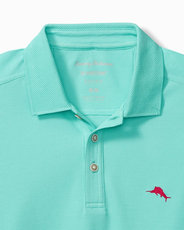 The Emfielder IslandZone® Polo - Blue Swell