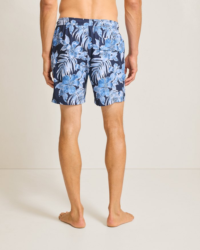Big & Tall Naples Ravello Blooms Swim Trunks