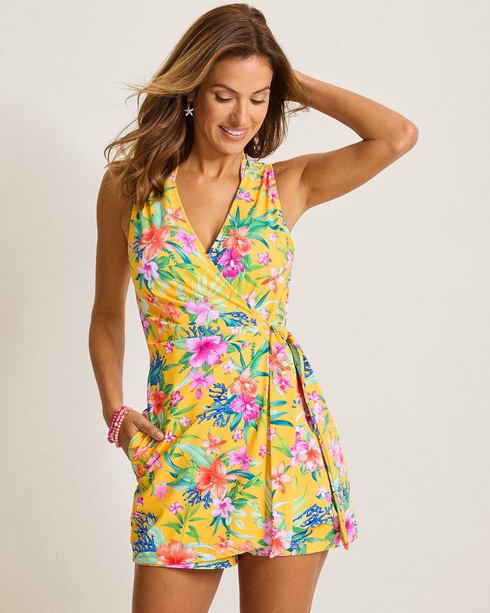 Isola Vita Wrap Beach Romper