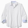 Barbados Breeze Playa Plaid Stretch-Linen Shirt