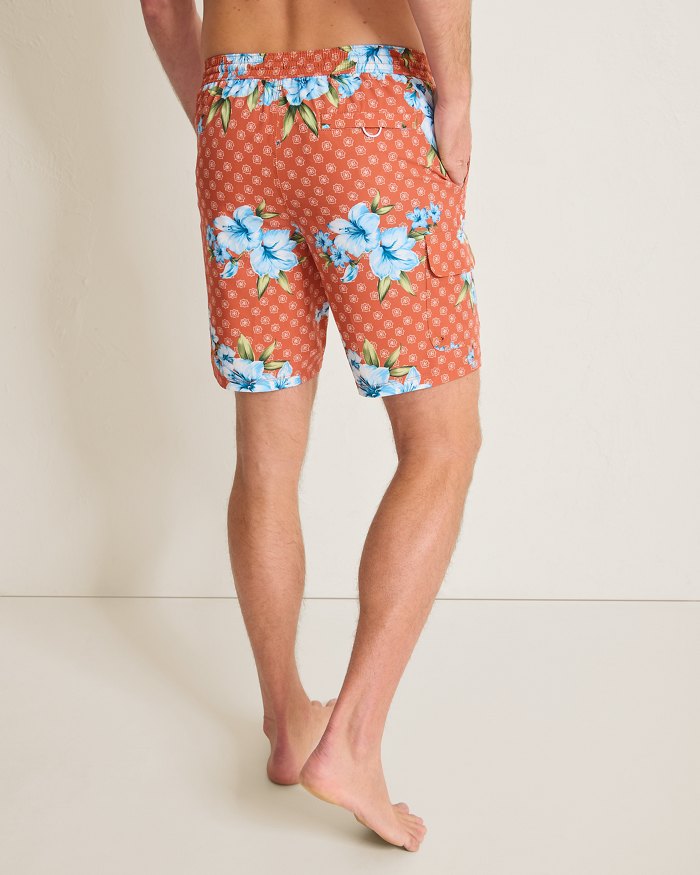 Baja Medallion Blooms 8-Inch Boardshorts