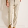 Latigo Beach Linen-Blend Flat-Front Pants
