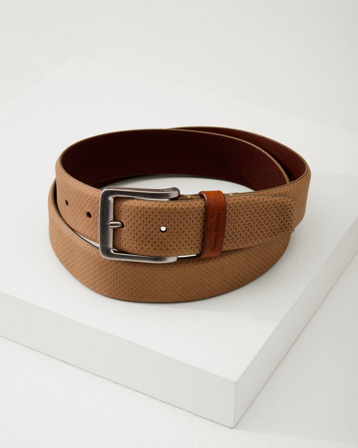 Embossed Nubuck Belt
