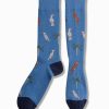 Perched in the Palm Socks