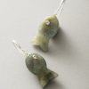 Lagoon Semi-Precious Fish Drop Earrings