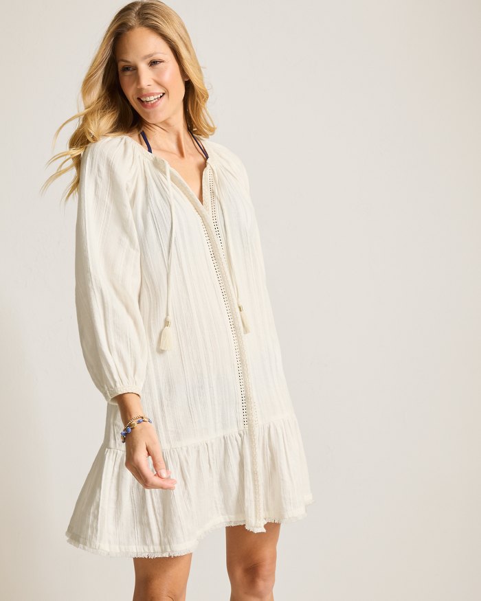 Mykonos Gauze Coverup Dress
