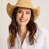 Raffia Crochet Cowboy Hat