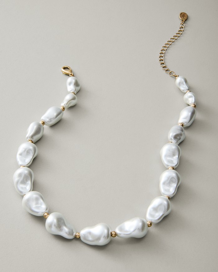 Pearl Island Statement Necklace