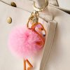 Flamingo Poof Icon Keychain