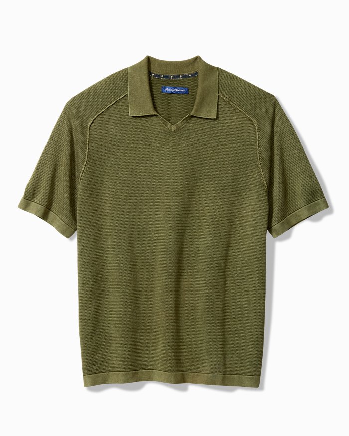 Saltwater Tides Sweater Polo
