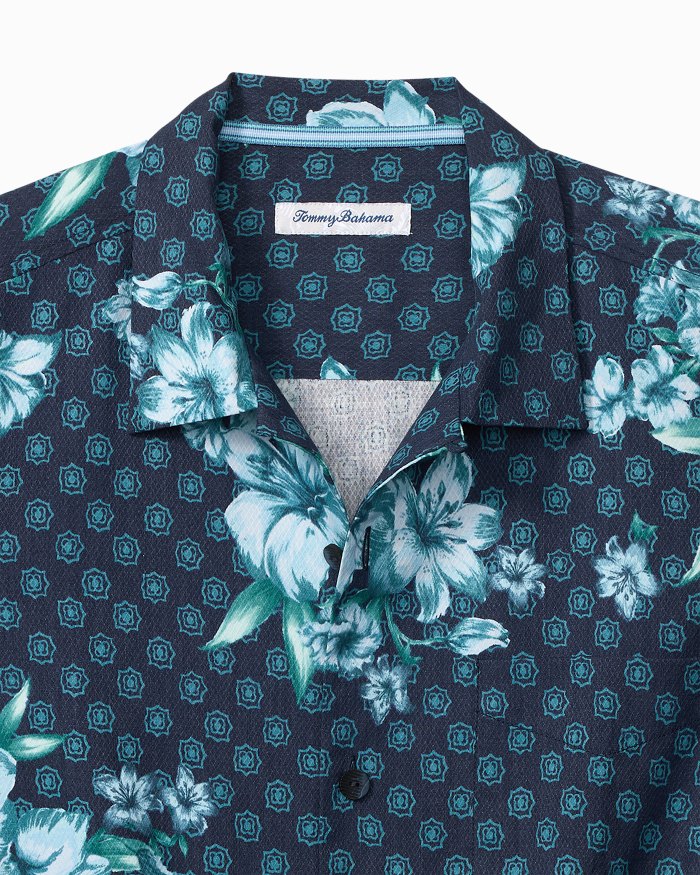 Medallion Blooms IslandZone® Camp Shirt