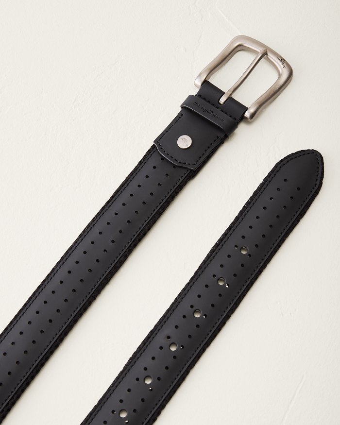Leather Perforated Belt
