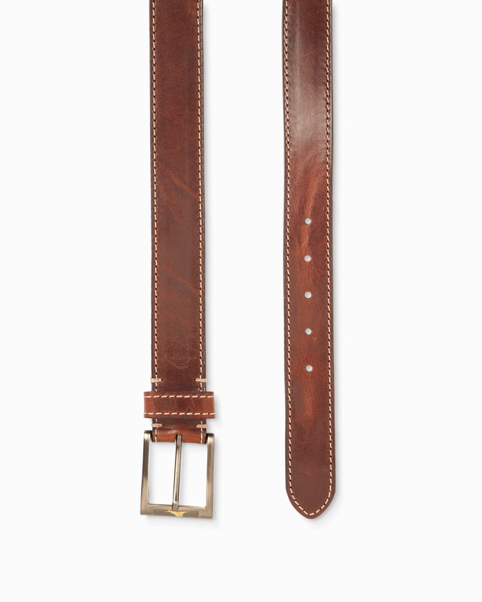 Heavy Stitch Leather Belt