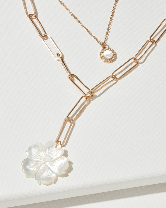 Island Essence Hibiscus Y Necklace