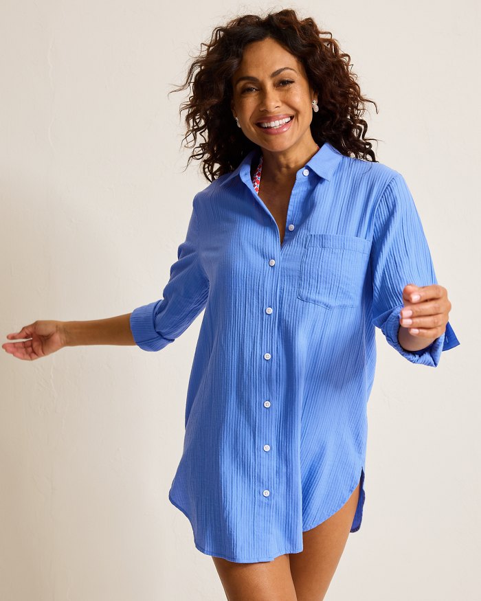 Bali Breeze Boyfriend Beach Shirt