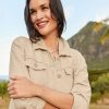Two Palms Linen Raw-Edge Jacket