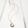 Indigo Shore Grey Shell Pendant Necklace