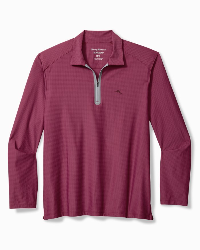 Big & Tall Pebble Coast Half-Zip IslandZone® Polo