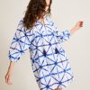 Catalina Shibori Cotton Coverup Dress