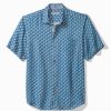Big & Tall Geo Twist Silk Camp Shirt