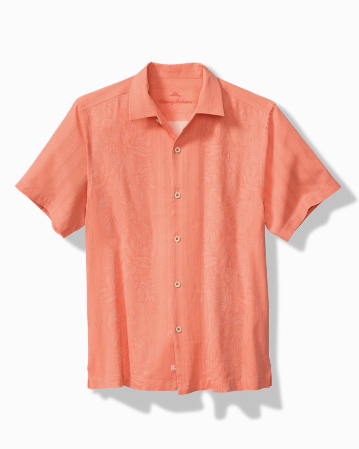Maui Border Silk Camp Shirt