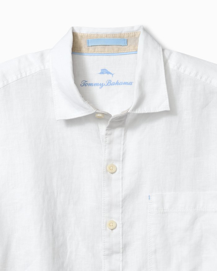 Big & Tall Paradise Breezer Linen Long-Sleeve Shirt