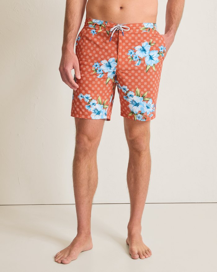 Baja Medallion Blooms 8-Inch Boardshorts