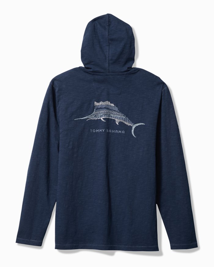 Big & Tall Marlin Azul Lux Hoodie