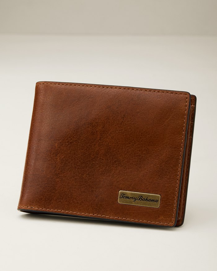 Leather Traveler Slim Fold Wallet
