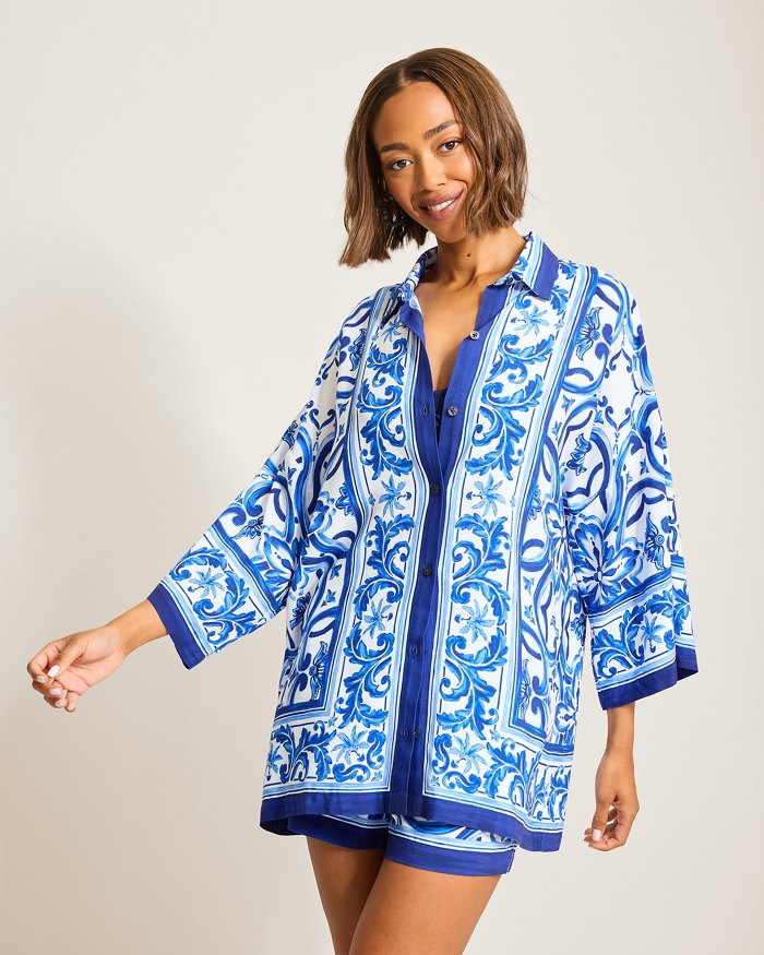 Terrazzo Tile Beach Tunic